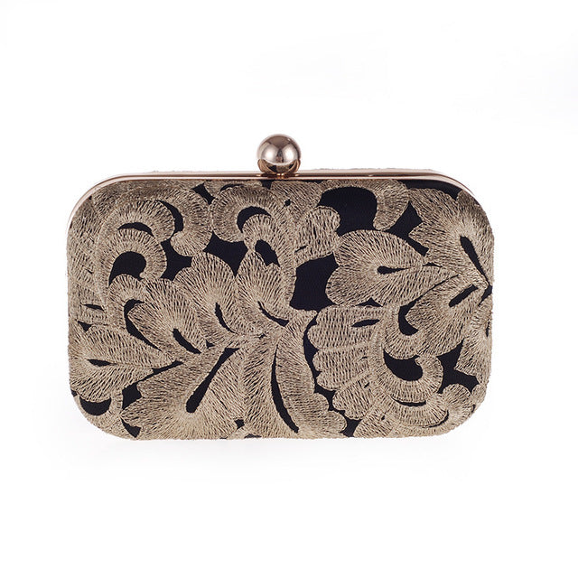 New arrival ladies gold evening bag crystal clutch chain bags high quality diamond wedding bags free shipping flower clutch CJ20