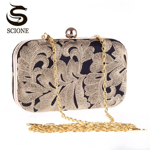 New arrival ladies gold evening bag crystal clutch chain bags high quality diamond wedding bags free shipping flower clutch CJ20
