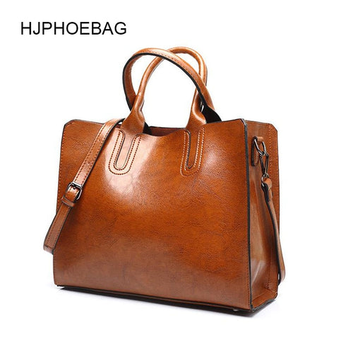 HJPHOEBAG leather luxury handbags women bags Lady Large Tote Bag Female Pu Shoulder Bag Women messenger bag bolsa feminina YC001