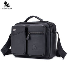 Load image into Gallery viewer, LAOSHIZI LUOSEN Messenger Bag Men Shoulder Bag Genuine Leather Business Male Crossbody Bags for Men Cross Body Bag Handbags New
